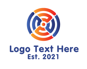 Live - Wi-Fi Tech Circle logo design