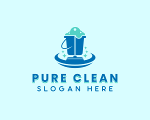 Housekeeping Sanitation Cleaning  logo design