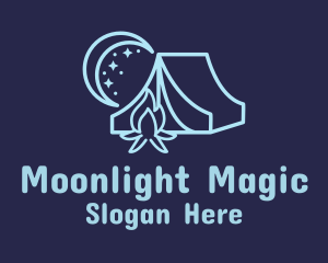 Midnight - Midnight Moon Camping logo design