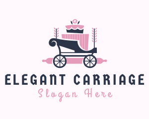 Carriage - Cake Baking Carriage logo design