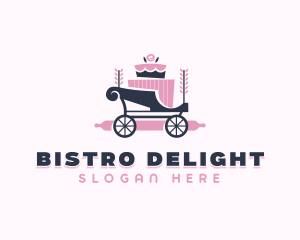 Cake Baking Carriage logo design