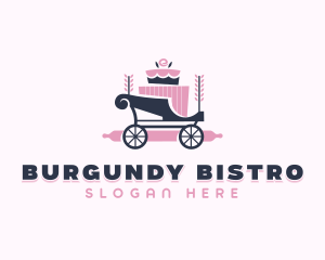 Cake Baking Carriage logo design