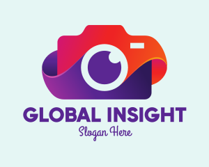 Photo - Colorful Camera App logo design