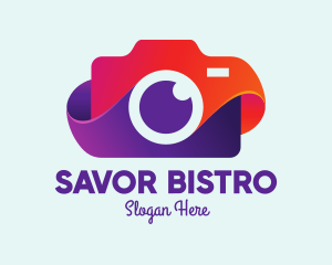 Photo Editing - Colorful Camera App logo design