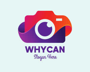 Photo Booth - Colorful Camera App logo design