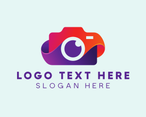 Camera App - Colorful Camera App logo design