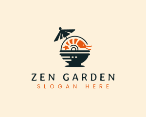 Asian Shrimp Bowl logo design