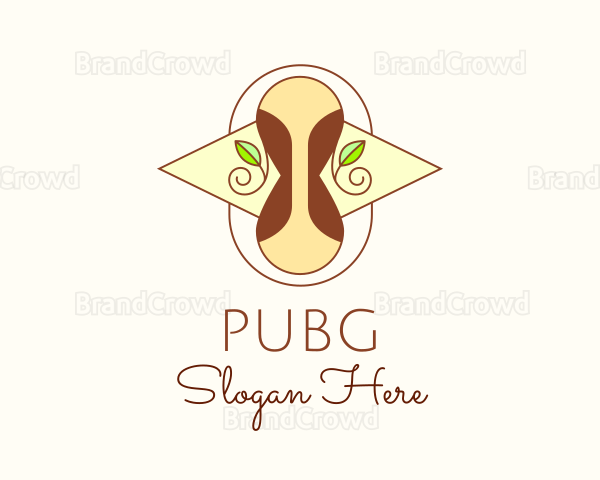 Elegant Hourglass Nature Logo
