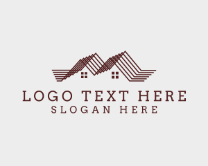 Roofing - Housing Property Contractor logo design