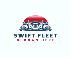 Fleet - Mover Truck Fleet logo design