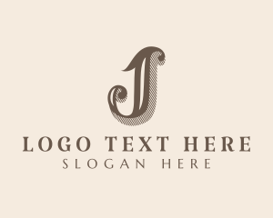 Classic - Elegant Stylish Boutique Letter J logo design