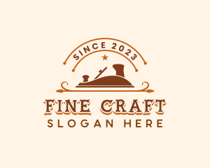 Woodwork Vintage Planer  logo design