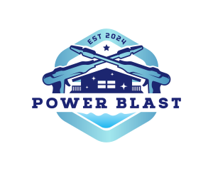 Power Wash Sprayer logo design