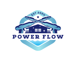 Power Wash Sprayer logo design