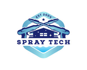 Sprayer - Power Wash Sprayer logo design