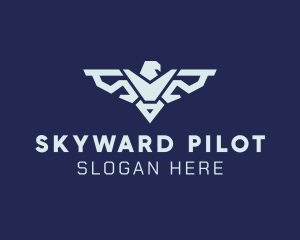 Hawk Pilot Aviation logo design
