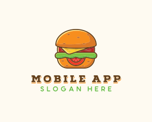 Burger Sandwich Cafe Logo