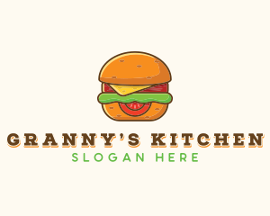 Burger Sandwich Cafe logo design