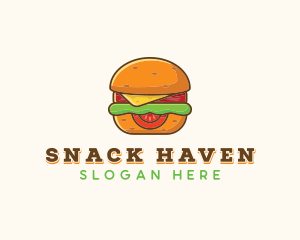 Burger Sandwich Cafe logo design