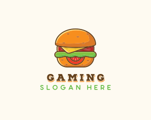 Hamburger - Burger Sandwich Cafe logo design