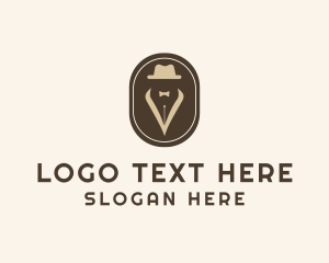 Hat - Gentleman Writer Pen logo design
