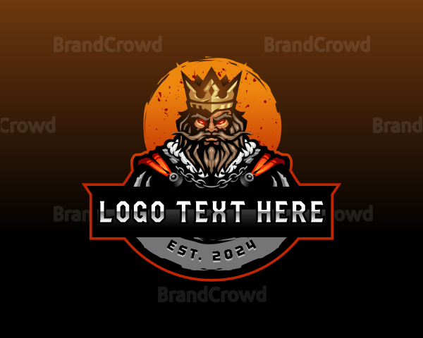 Gaming King Crown Logo