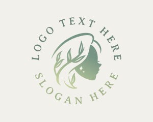 Deity - Natural Leaf Woman logo design