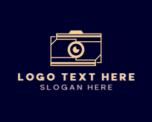 Vlogging - Multimedia Camera Photography logo design