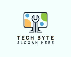 Computer - Tech Computer Repair logo design