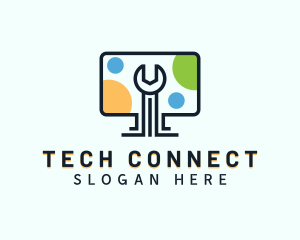 Computer - Tech Computer Repair logo design