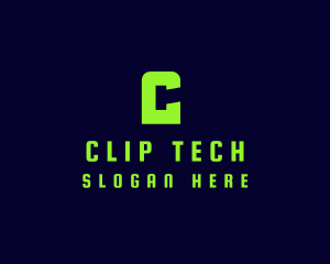 Tech Green Computer logo design