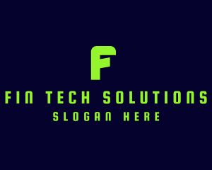 Tech Green Computer logo design