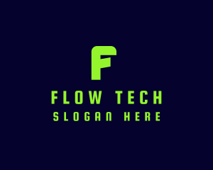 Tech Green Computer logo design