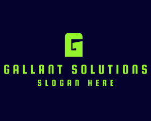 Tech Green Computer logo design