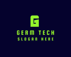 Tech Green Computer logo design