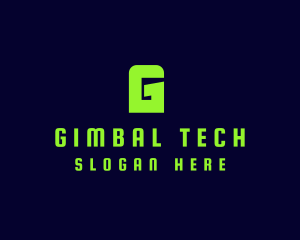 Tech Green Computer logo design