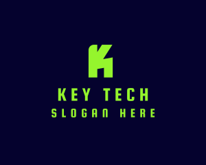 Tech Green Computer logo design