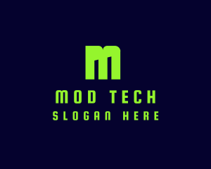 Tech Green Computer logo design