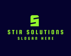 Tech Green Computer logo design
