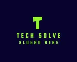 Tech Green Computer logo design