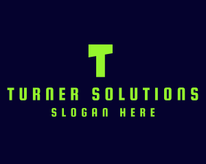 Tech Green Computer logo design