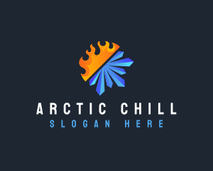 Cold - Hot Cold Ventilation logo design