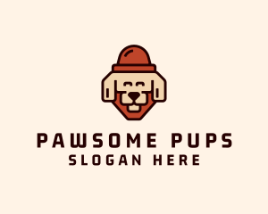 Canine Dog Hat logo design