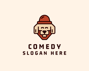 Canine Dog Hat logo design