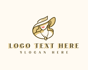 Expensive - Elegant Woman Jewelry logo design