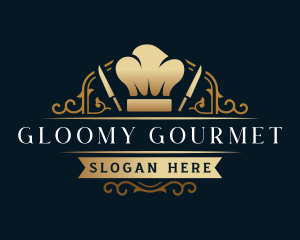 Gourmet Chef Knife logo design