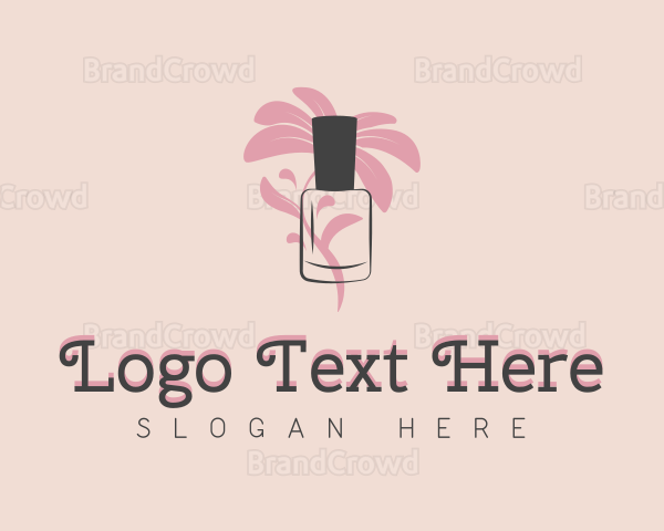 Floral Essential Oil Logo