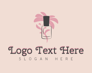 Premium Elegant - Floral Essential Oil logo design