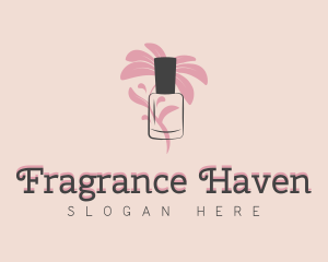 Floral Essential Oil logo design