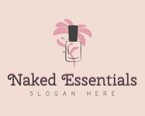 Floral Essential Oil logo design